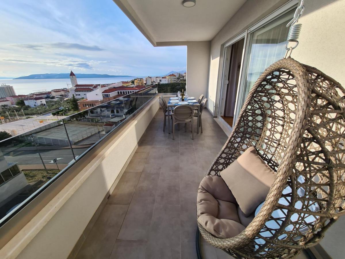 Mariposa Makarska 83m2 new apartment with garage Bagian luar foto
