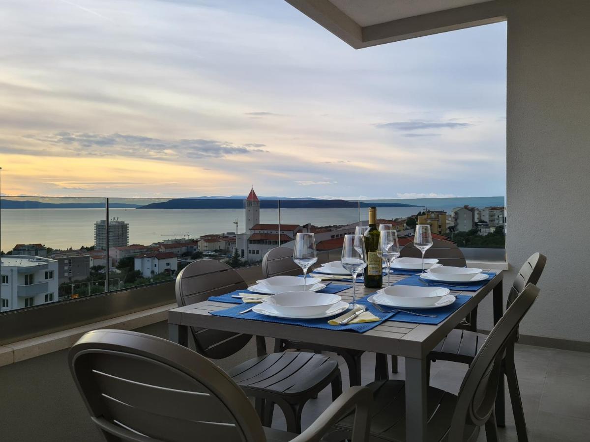 Mariposa Makarska 83m2 new apartment with garage Bagian luar foto